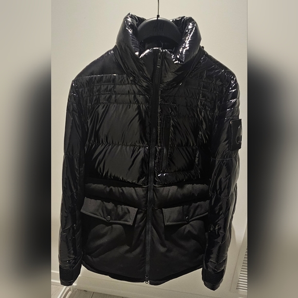 Mosses Knuckles Winter Jacket with Hoodie - Picture 2 of 2